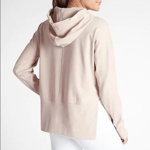 COPY - Athleta Mission Hoodie Beige Tan Cream Color Large